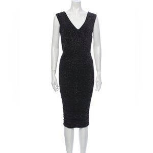 Alice + Olivia black Stretchy Dress LBD little black dress Size XS